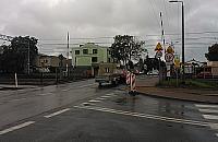 Zgin�� pod poci�giem