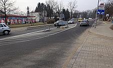 Świderska/Mehoffera: Poprawiono dojazd do mostu i tak już zostanie