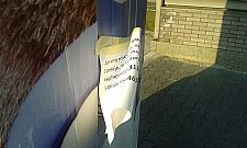 Nikt powiesił ogłoszenie Nigdzie