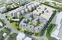 Olbrzymie osiedle w budowie na bliskiej-dalekiej Woli