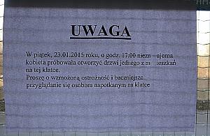 Mieszkańcy Lazurowej muszą się mieć na baczności