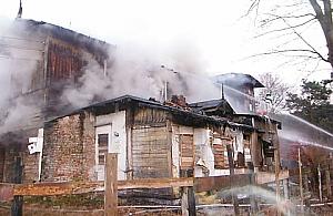 Spłonął skład amunicji