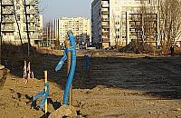 Robotnicy zniknęli z Pełczyńskiego. Niebawem wrócą