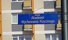 Akademia Wychowania Fizycznego ma swoje rondo