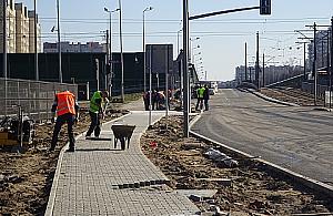 Po zimowej przerwie ruszyły prace na Powstańców Śląskich
