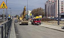 Po zimowej przerwie ruszyły prace na Powstańców Śląskich