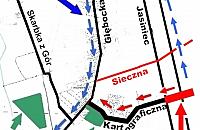Kartograficzna wkrótce będzie dłuższa. Potem Sieczna