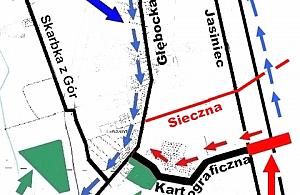 Kartograficzna wkrótce będzie dłuższa. Potem Sieczna