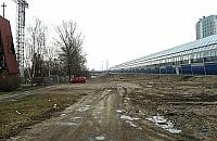 Strefa zniszcze� przed ko�cio�em na Rudzie