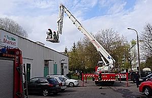 Akcja strażaków w Top Markecie na Legendy