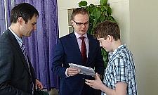 Bielańska elita sportu na śniadaniu u burmistrzów