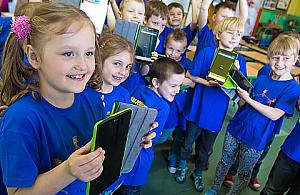 Tablety zamiast książek? Dla pierwszoklasistów na Bemowie