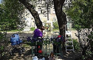 Matka Boska Smętna z Modlińskiej odświeżona