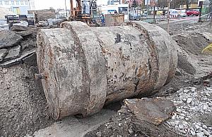 Dziwne znalezisko na budowie tunelu. Co to?