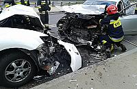 Wypadek w Płudach, wiadukt był nieprzejezdny