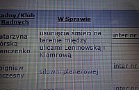 Radna chce posprzątać ulicę... Leninowską