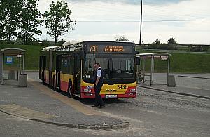 Kursy 731 bez zmian, ale inną trasą