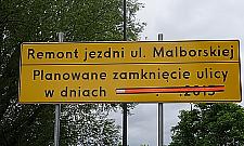 Malborska doczekała się remontu