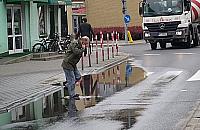 Na Patriotów jak zwykle jeziorko