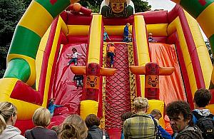 Mnóstwo atrakcji na "Pikniku z Tatą" w Lesie Bielańskim