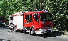 Palił się las na Białołęce Dworskiej