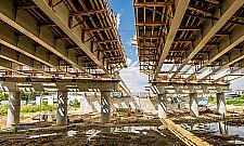 Wiadukt "spływa" do Połczyńskiej