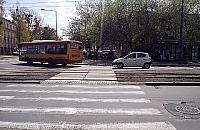 Przej�cie na ul. Obozowej wyblak�o