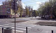 Przejście na ul. Obozowej wyblakło