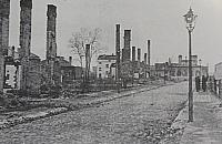 Spalona ulica Budowlana