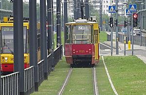 Znów majstrują przy tramwajach na Nowym Bemowie