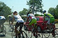 Peleton na Modlińskiej w 35 stopniach