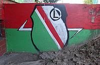 Nazistowski malunek na Szadkowskiego