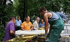 Kościół na Wysockiego ozdobiony medalionem