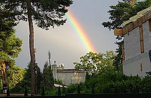 Piękna tęcza nad Bemowem
