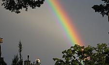 Piękna tęcza nad Bemowem