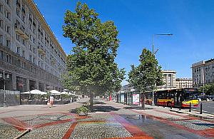 Kurtyny wodne chłodzą warszawiaków... w dwóch dzielnicach