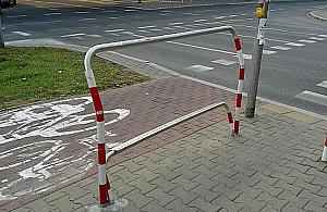 Podpórki dla rowerzystów? Raczej się nie przyjęły