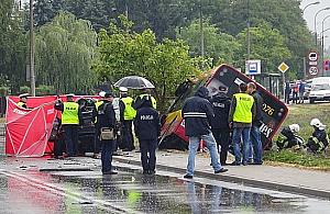 Ojciec z córką zginęli w wypadku. Spieszyli się do szkoły