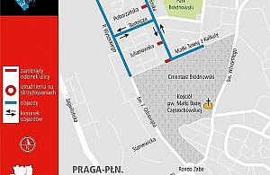 Remont torowiska trwa - kolejne zmiany na Bródnie