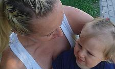 Ola Grunwald plecie nawet na placu zabaw