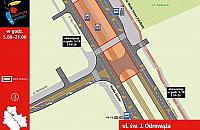 Buspas zamiast torów na Odrowąża