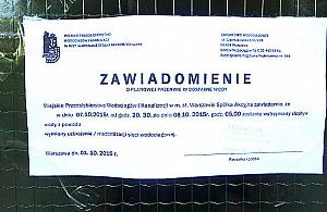 Środowa noc bez wody na Górczewskiej