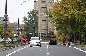 Wrocławska po remoncie. Gładka i z pasami dla rowerów