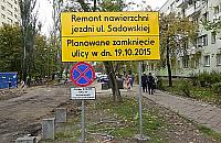 Deweloper przebudowuje ulicę Sadowskiej