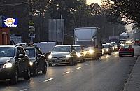 Radość, godz. 16.00. Korek po horyzont