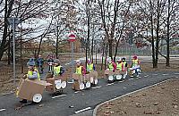 Przedszkolaki otworzyły miasteczko ruchu drogowego