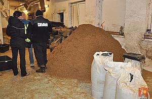 Zarekwirowano 9 ton nielegalnego tytoniu