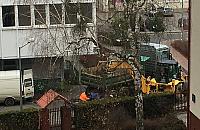 Pękła rura na Kwitnącej. Wciąż nie ma wody