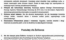 "15 postulatów dla trasy Krasińskiego"