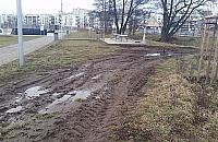 Zryty i rozjeżdżony Park Magiczna